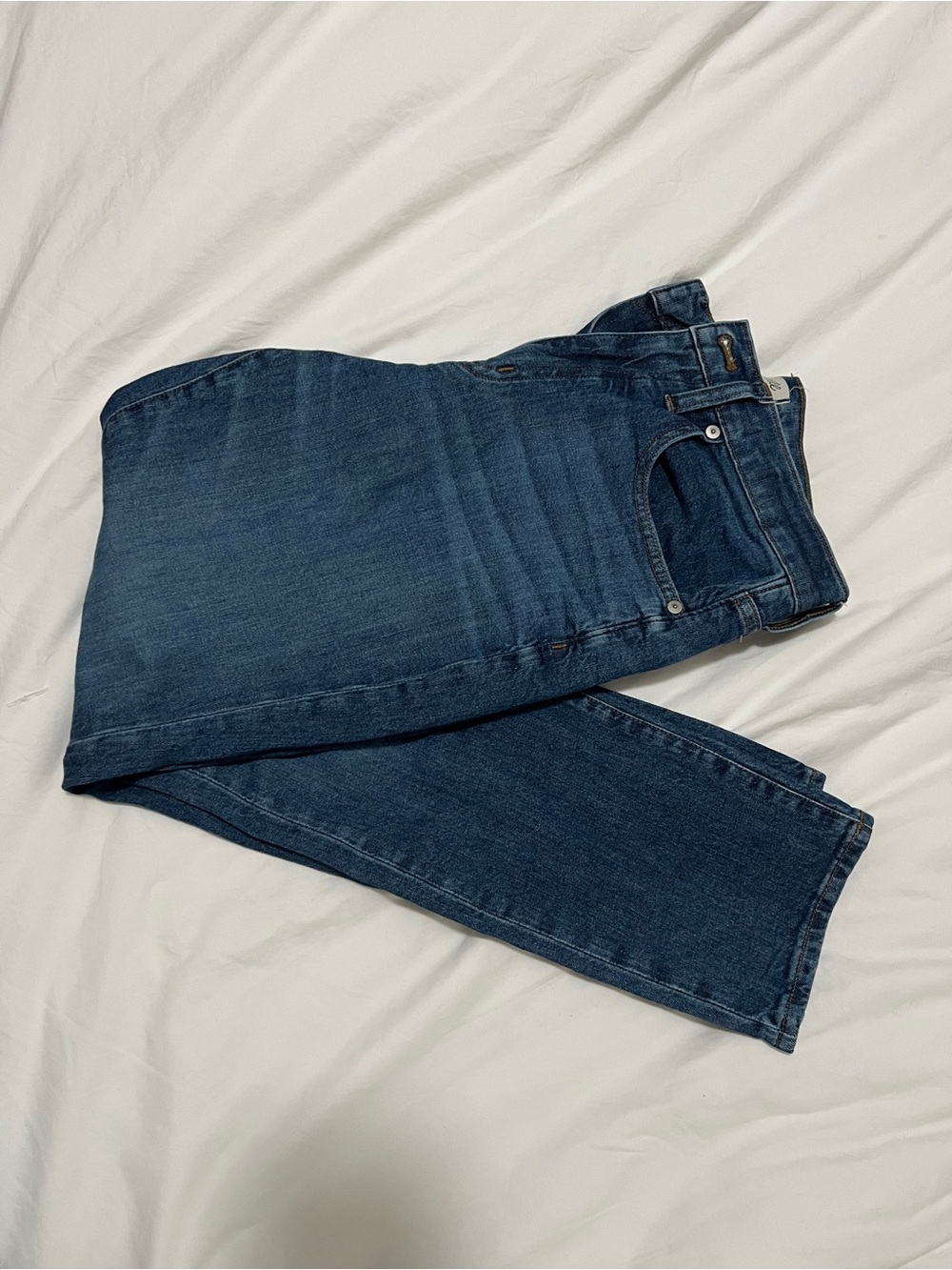 Madewell Women’s Dark Blue Boyfriend Jeans